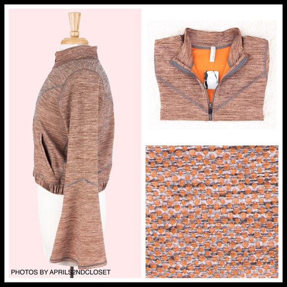 FREE PEOPLE BOHO ZIP UP ATHLEISURE JACKET A2C - Picture 4 of 8